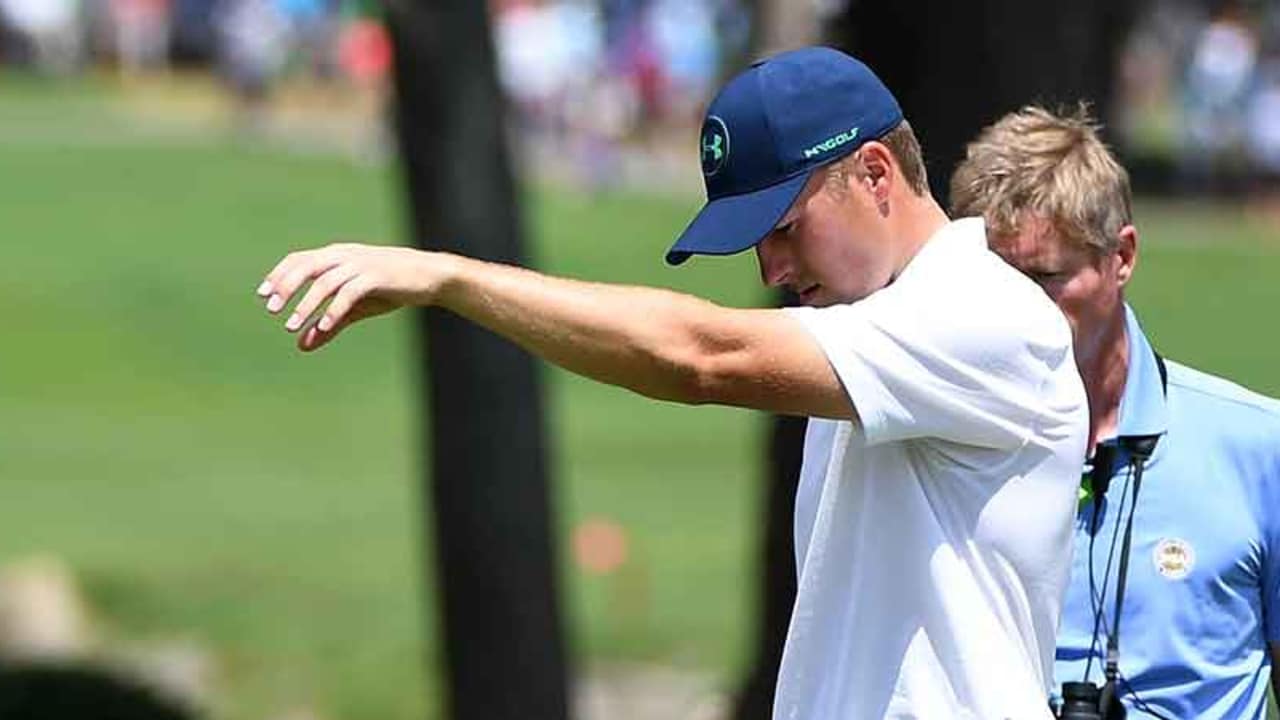 Jordan Spieth vergibt bei der PGA Championship 2017 am Moving Day die letzte Siegchance. (Foto: Getty)