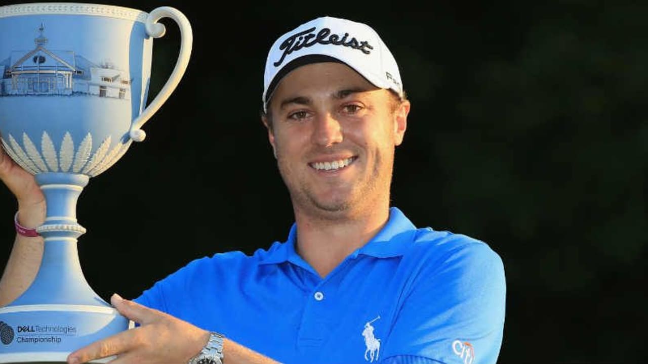 Justin Thomas ist der strahlende Sieger bei der Dell Technologies Championship 2017. (Foto: Getty)
