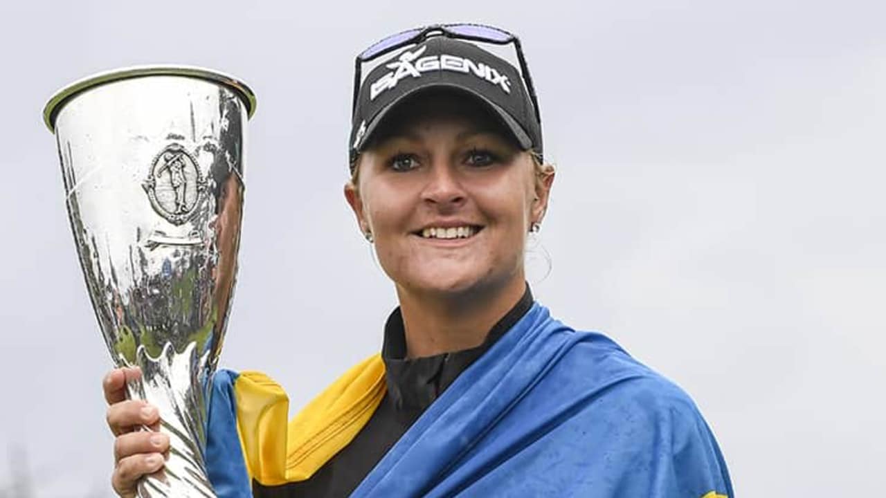 Evian Championship 2017 Finale Siegerin Anna Nordqvist