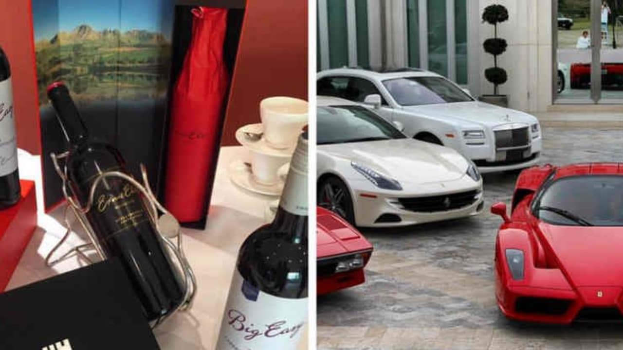 Ernie Els verkauft „Big Easy Wein“ und Ian Poulter sammelt Ferraris in seiner Freizeit. (Fotos: Instagram at ernieelsgolf/Instagram at ianjamespoulter)