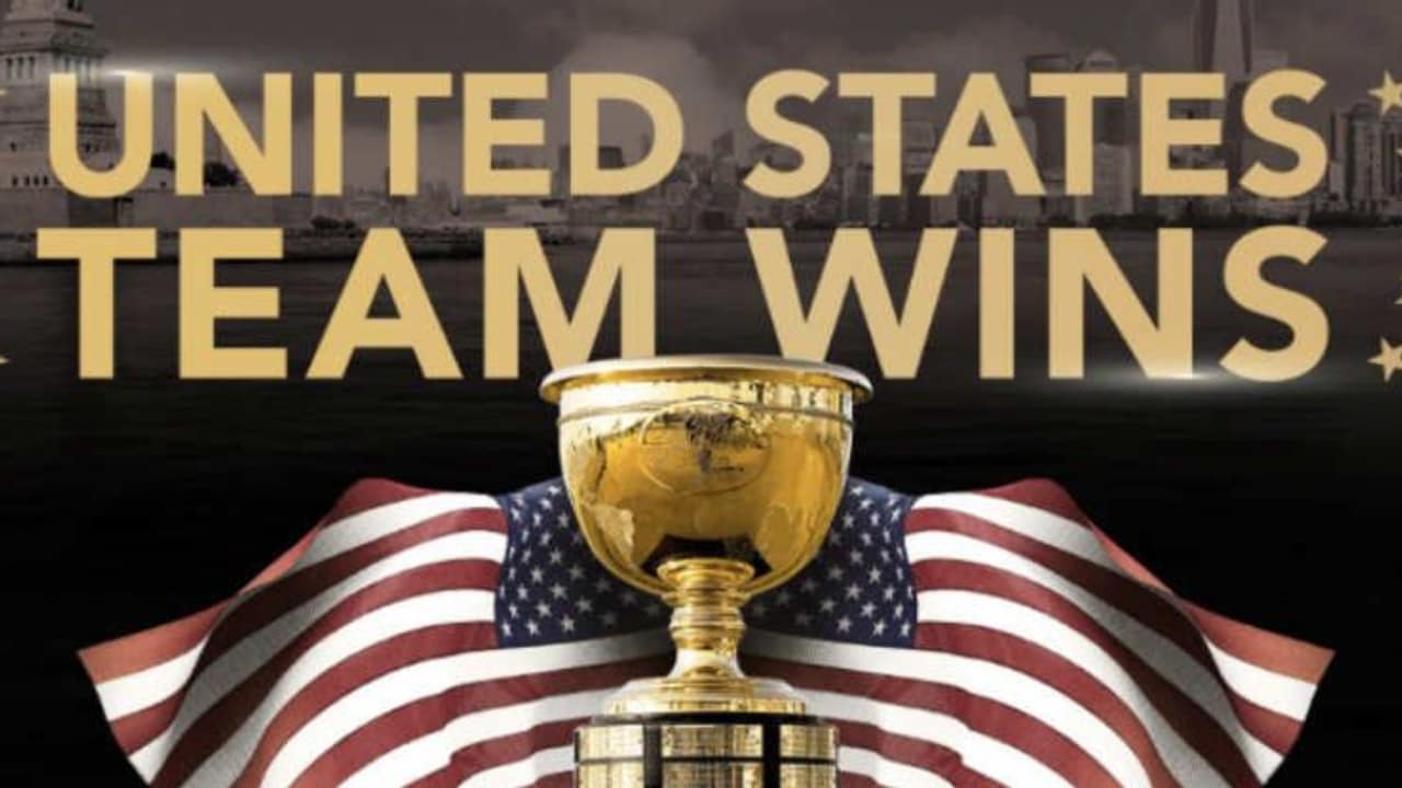 Team USA gewinnt den Presidents Cup 2017 im Liberty National GC. (Foto: twitter.com/PGATour)