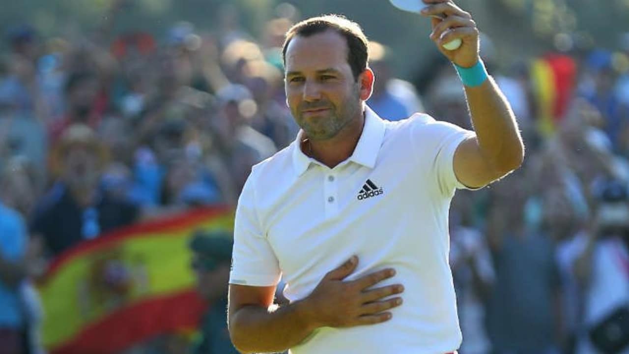 Sergio Garcia feiert seine erfolgreiche Titelverteidigung in Spanien. (Foto: Getty)