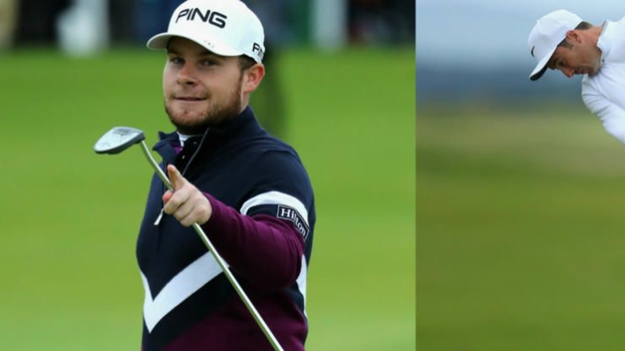 Tyrrell Hatton baut hauptsächlich auf Ping, Ross Fisher besticht mit Mizuno Eisen. (Foto: Getty)