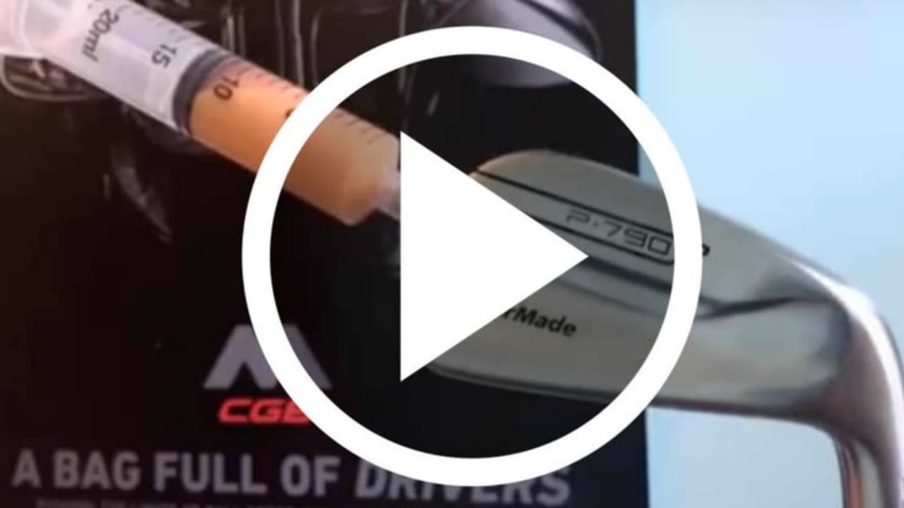 Die neuen P790 Eisen aus dem Hause TaylorMade arbeiten mit der SpeedFoam Technologie. (Foto: YouTube Fried Eggs Golf)