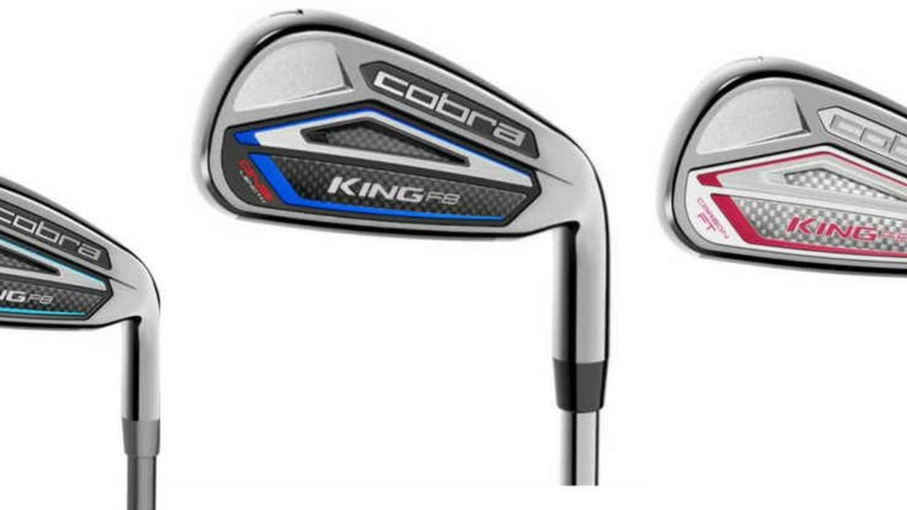 Cobra bringt mit den King F8 Eisen, die es auch mit der One-Length-Technologie gibt, einen vernetzten Schlägersatz heraus. (Foto: Cobra)