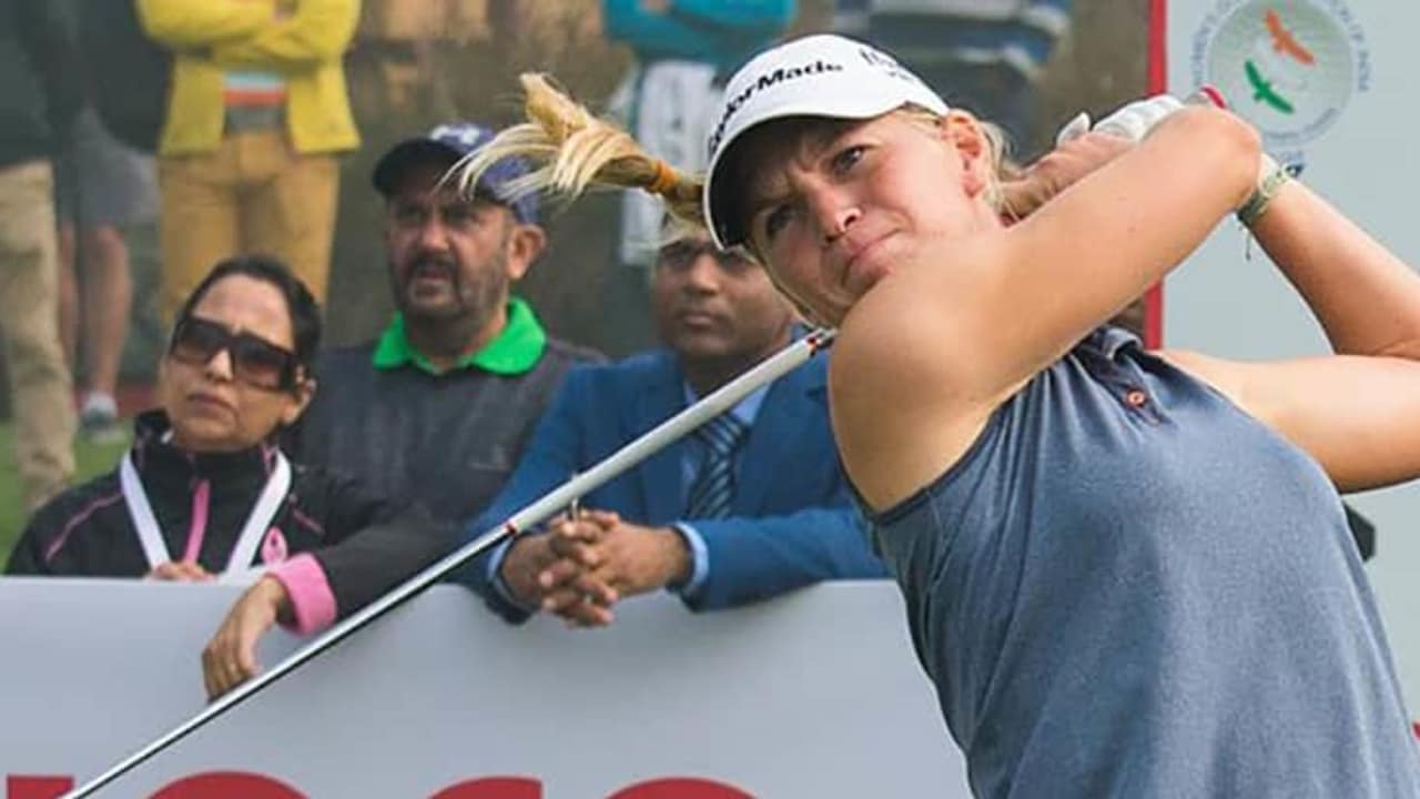 Die Französin Camille Chevalier gewinnt die Hero Women's Indian Open in ihrer ersten Saison als Profi. (Foto: LET/Twitter)
