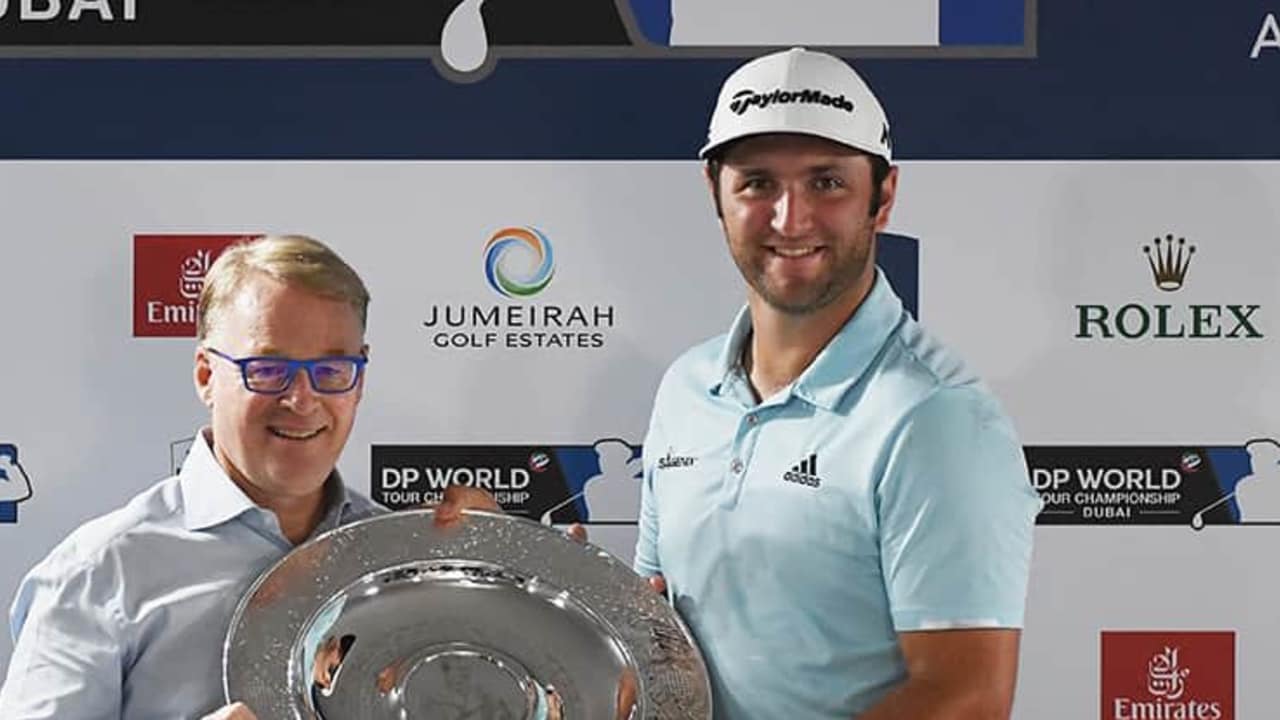 Als Vierter im Race to Dubai und Fünfter in der Weltrangliste ist der Spanier Jon Rahm zurecht zum Rookie of the Year gekürt worden. (Foto: Getty)