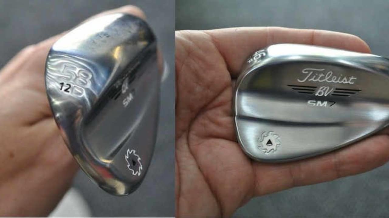 Die neuen Vokey Wedges gehen in die siebte Generation. Zurzeit befinden sich die Prototypen in den Bags der Tour-Spieler. (Foto: Twitter @GolfHub_)