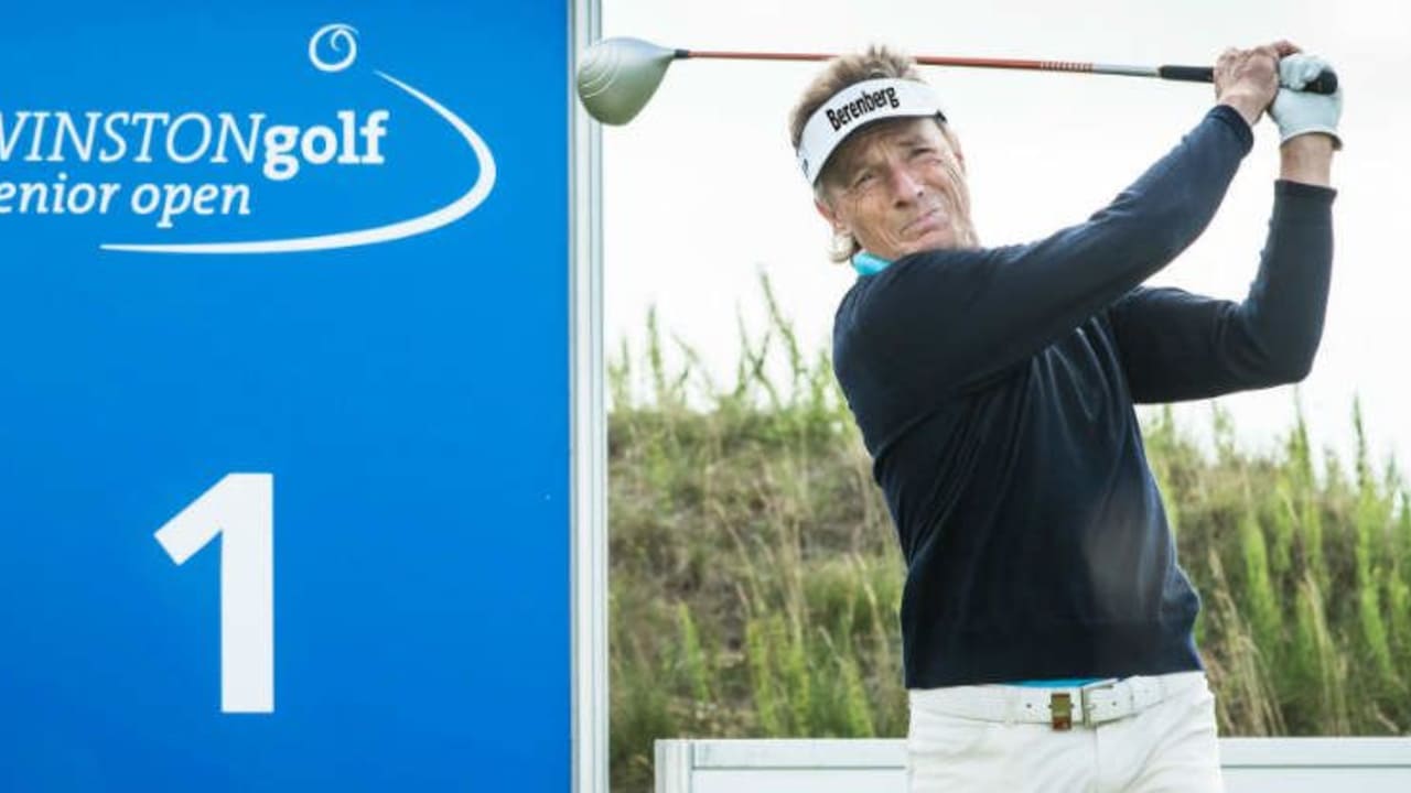Namenhafte Gäste, wie Bernhard Langer (hier im Jahr 2016), kommen jedes Jahr zur WINSTONgolf Senior Open. (Foto: CONSTANTIN PRf)