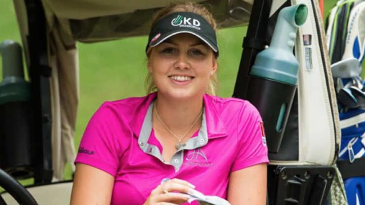 Olivia Cowan gibt sich im Golf Post Interview zufrieden und selbstbewusst. (Foto: Twitter.com/@LETgolf)