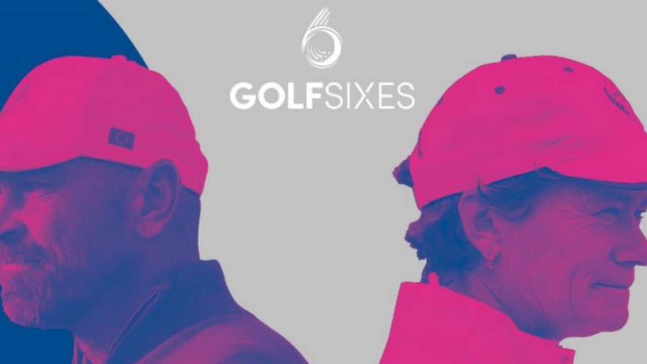 Thomas Bjørn und Catriona Matthew bilden beim GolfSixes das Captains-Team. (Foto: Twitter / LETgolf)