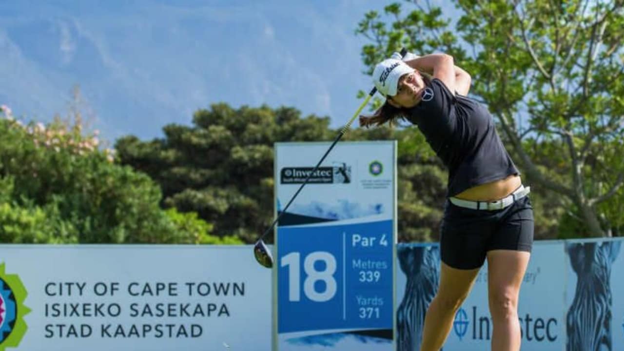 Karolin Lampert fährt ihr bestes Karriereergebnis auf der Ladies European Tour ein. (Foto: Twitter/@LETgolf)