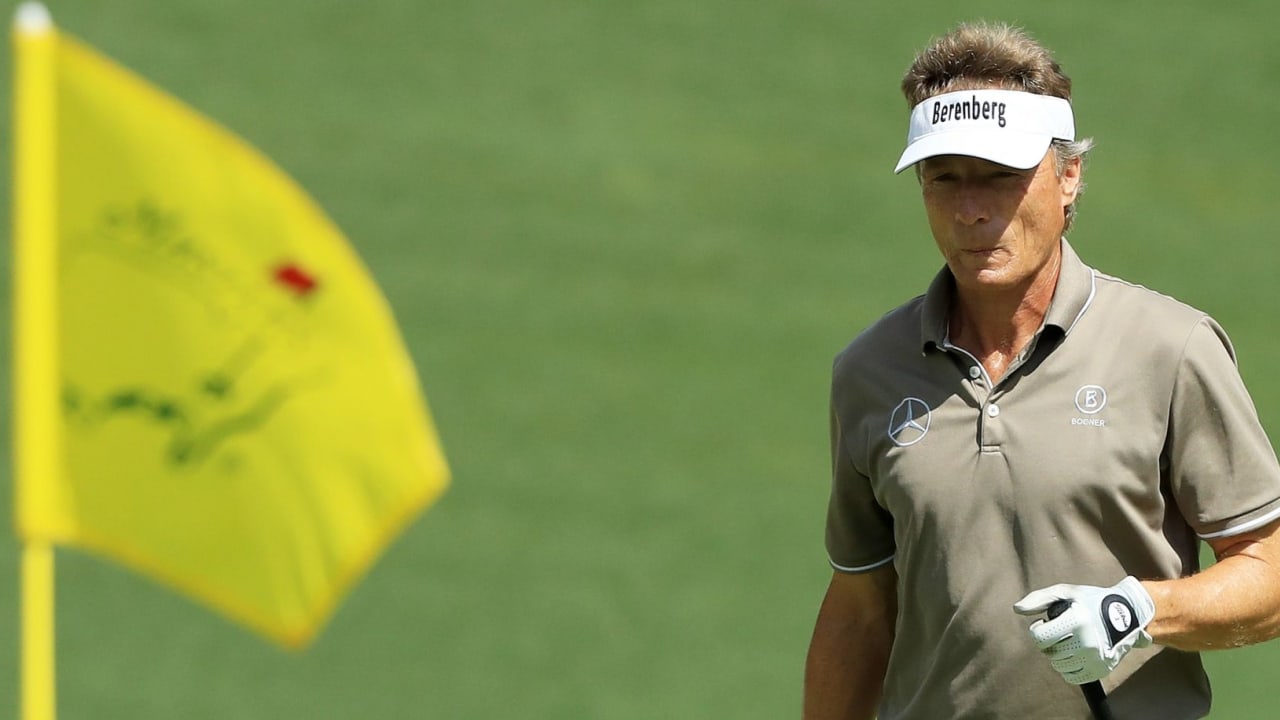 US Masters 2018 Bernhard Langer Par-3-Contest Interview
