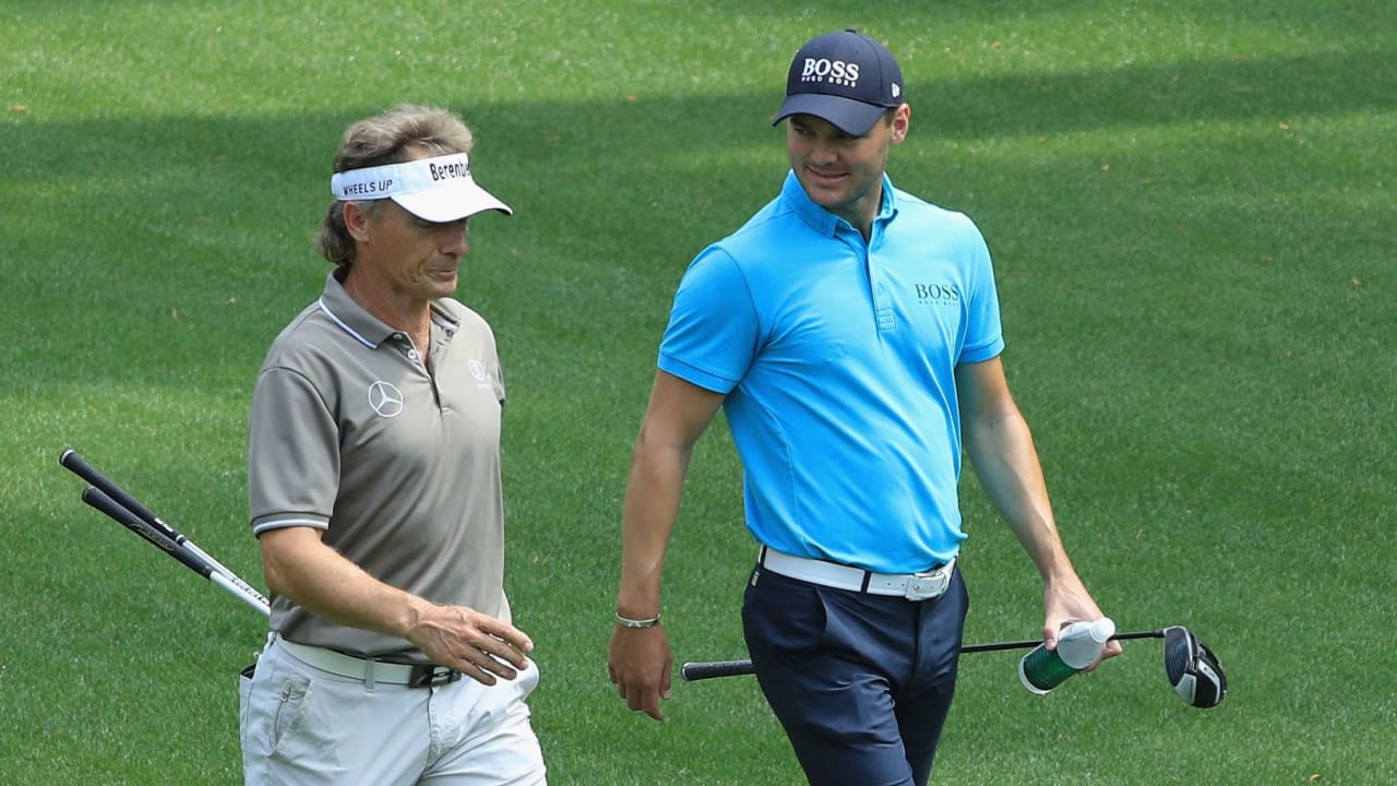US Masters Tournament 2018 Interview Martin Kaymer Bernhard Langer