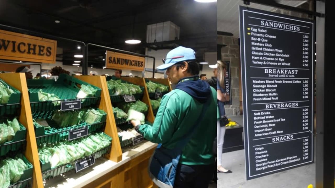 Beim US Masters ist für zahlreiche Patrons (Zuschauer) ein Sandwich genauso wichtig wie das Spiel der Profis. (Foto: Golf Post)