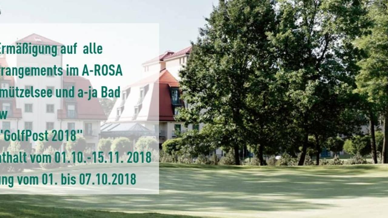 Sichern Sie sich jetzt 15% Rabatt im A-Rosa Resort Scharmützelsee mit dem Code