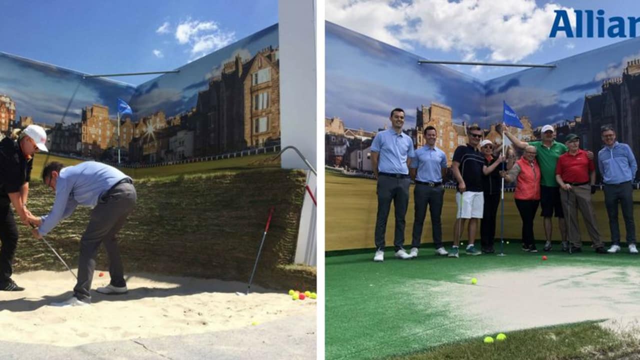 Die Allianz Road-Hole-Bunker-Challenge im Rahmen der BMW International Open 2018 war ein voller Erfolg. (Foto: Golf Post)