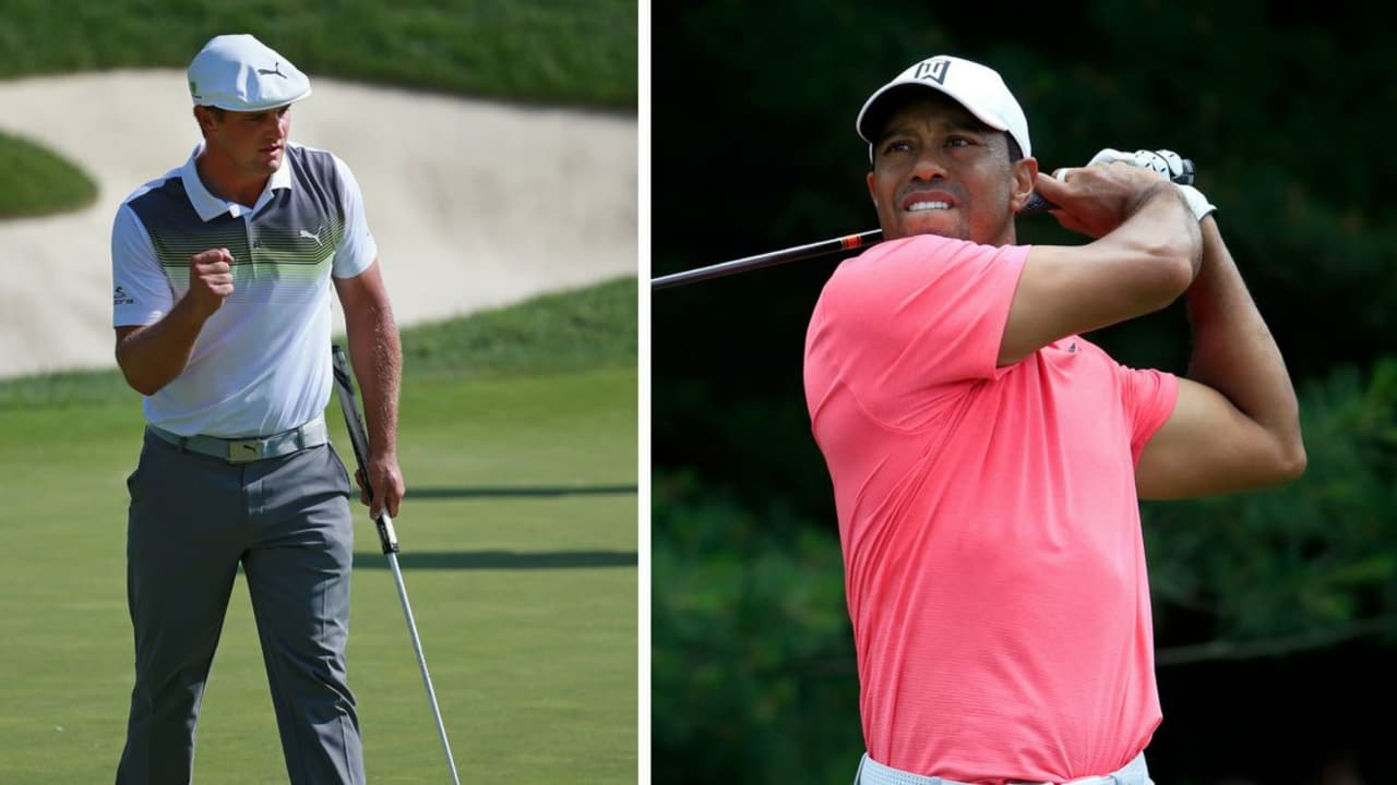 Während Bryson DeChambeau die Spitze des Feldes erobert, spielt sich Tiger Woods in die Top 10 des Memorial Tournament. (Foto: Getty)