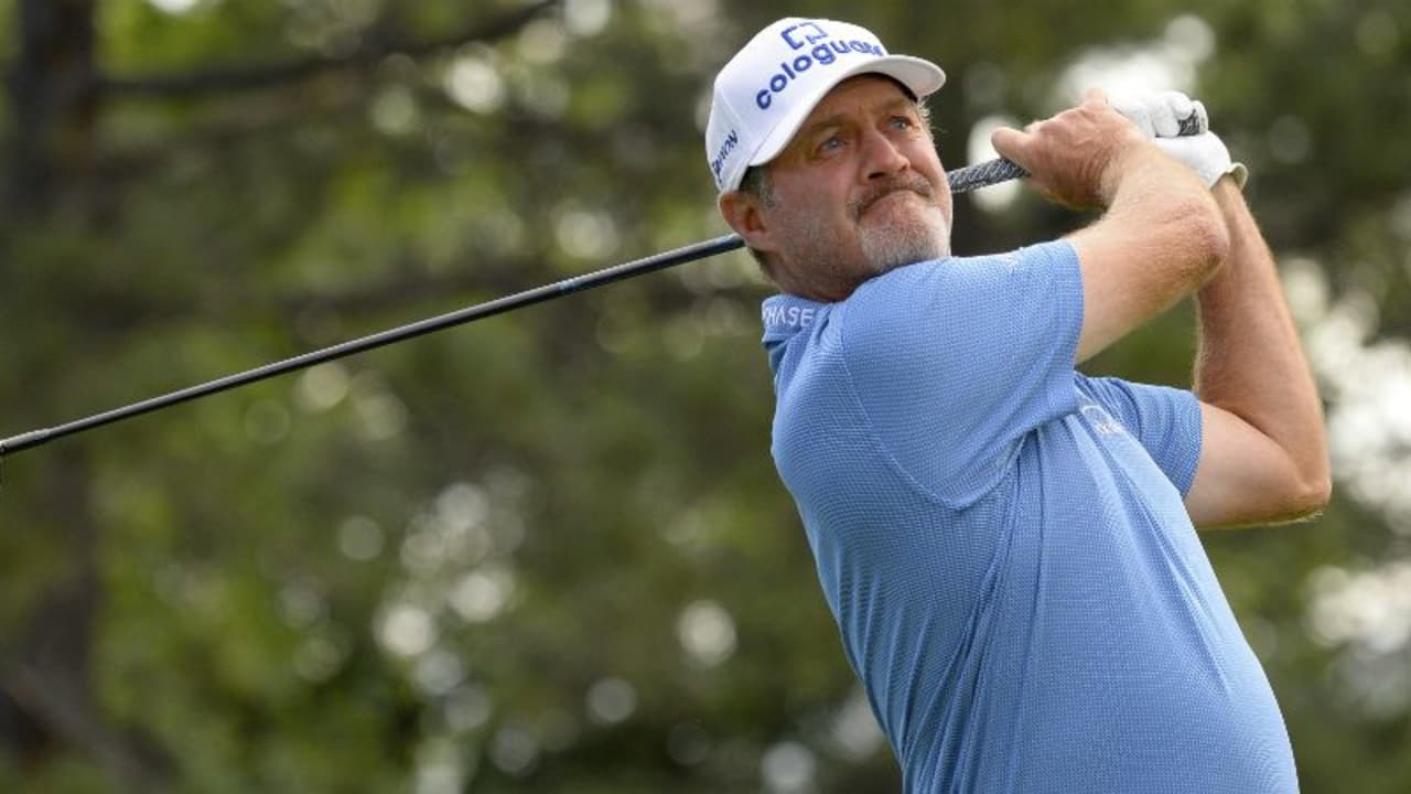 Jerry Kelly führt das Feld nach der zweiten Runde der US Senior Open Championship auf der PGA Tour Champions an. (Foto: Getty)