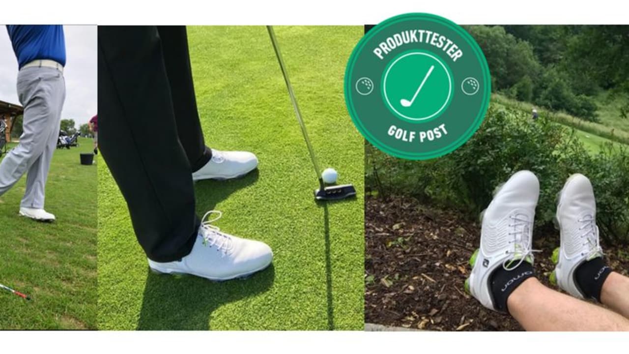 Der FootJoy Tour-S Golfschuh wurde von drei Testern über mehrere Wochen intensiv getestet. (Foto: Golf Post)