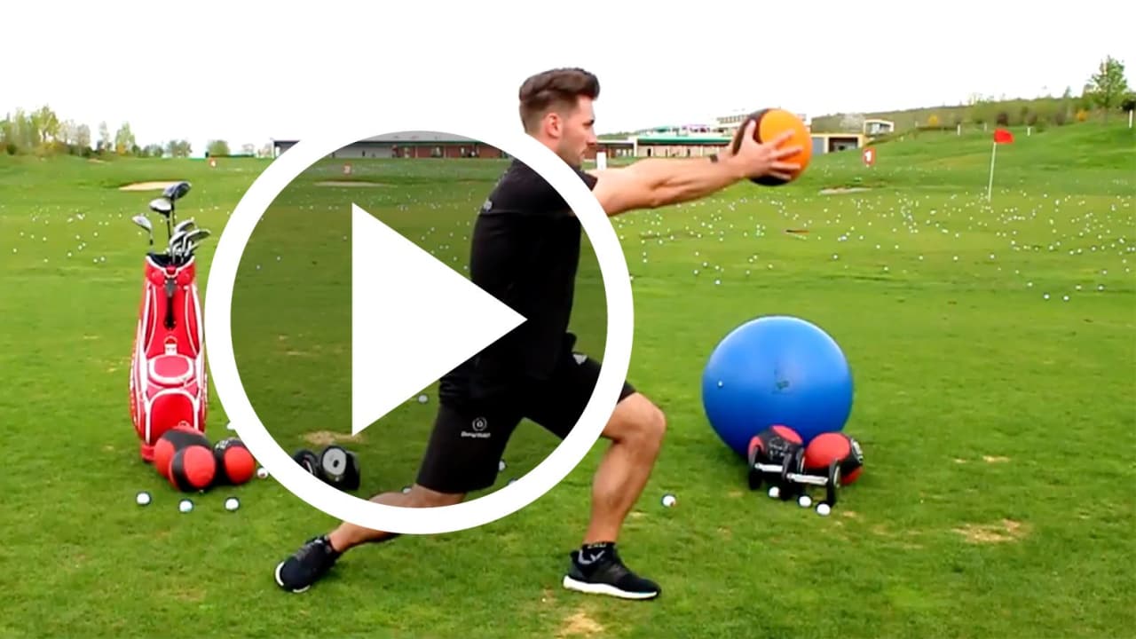Golf-Fitness Golftraining Video Gewichtsverlagerung