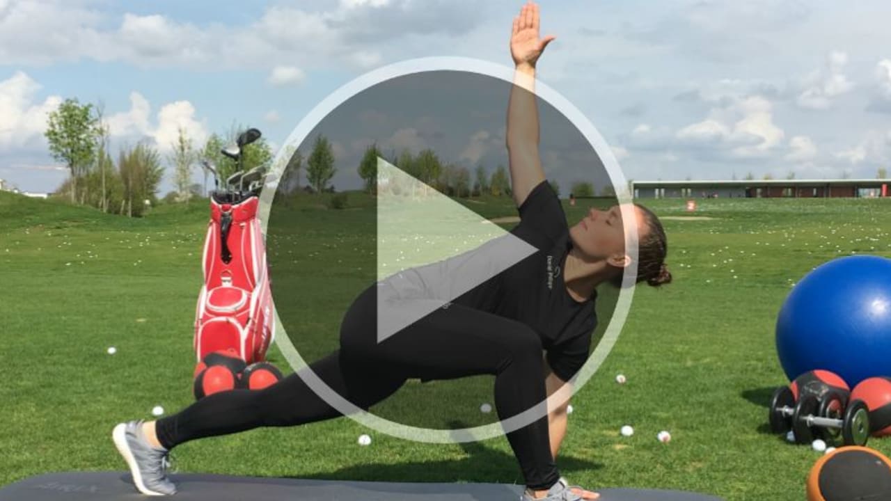 Mit diesen Golf-Fitness Übungen verbessern Sie die Beweglichkeit Ihrer Brustwirbelsäule. (Foto: Golf Post)