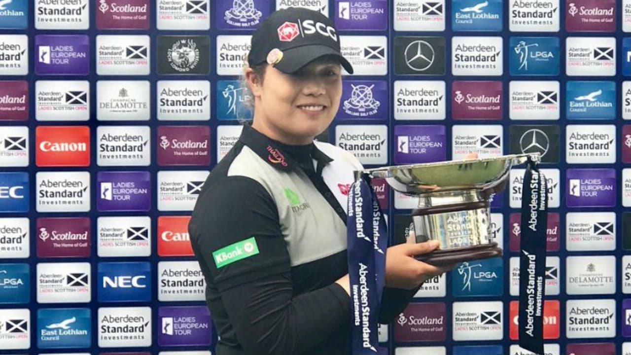 Ariya Jutanugarn gewinnt die Ladies Scottish Open der LPGA Tour und Ladies European Tour. (Foto: Getty)