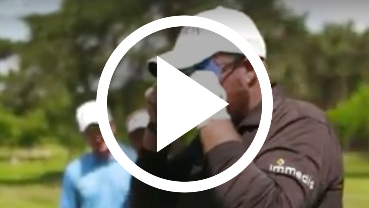 Golf Video Profigolfer spielen blind