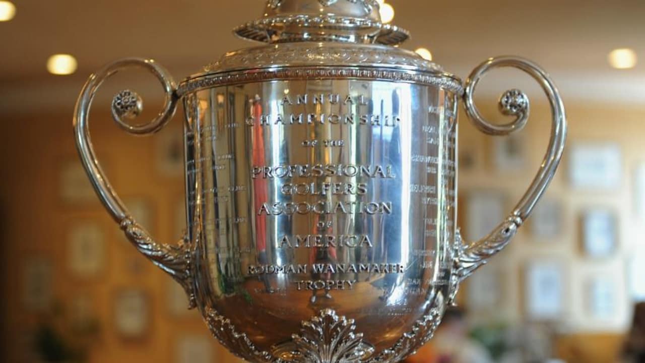 Die Wanamaker Trophy winkt dem Sieger der PGA Championship 2018. (Foto: Getty)