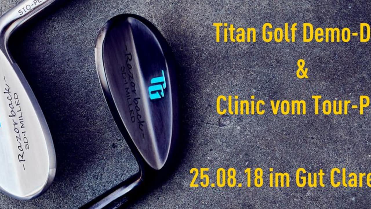 Titan Golf lädt zum Testen ein. Am 25.08.2018 steigt das Event im Gut Clarenhof. (Foto: Titan Golf)
