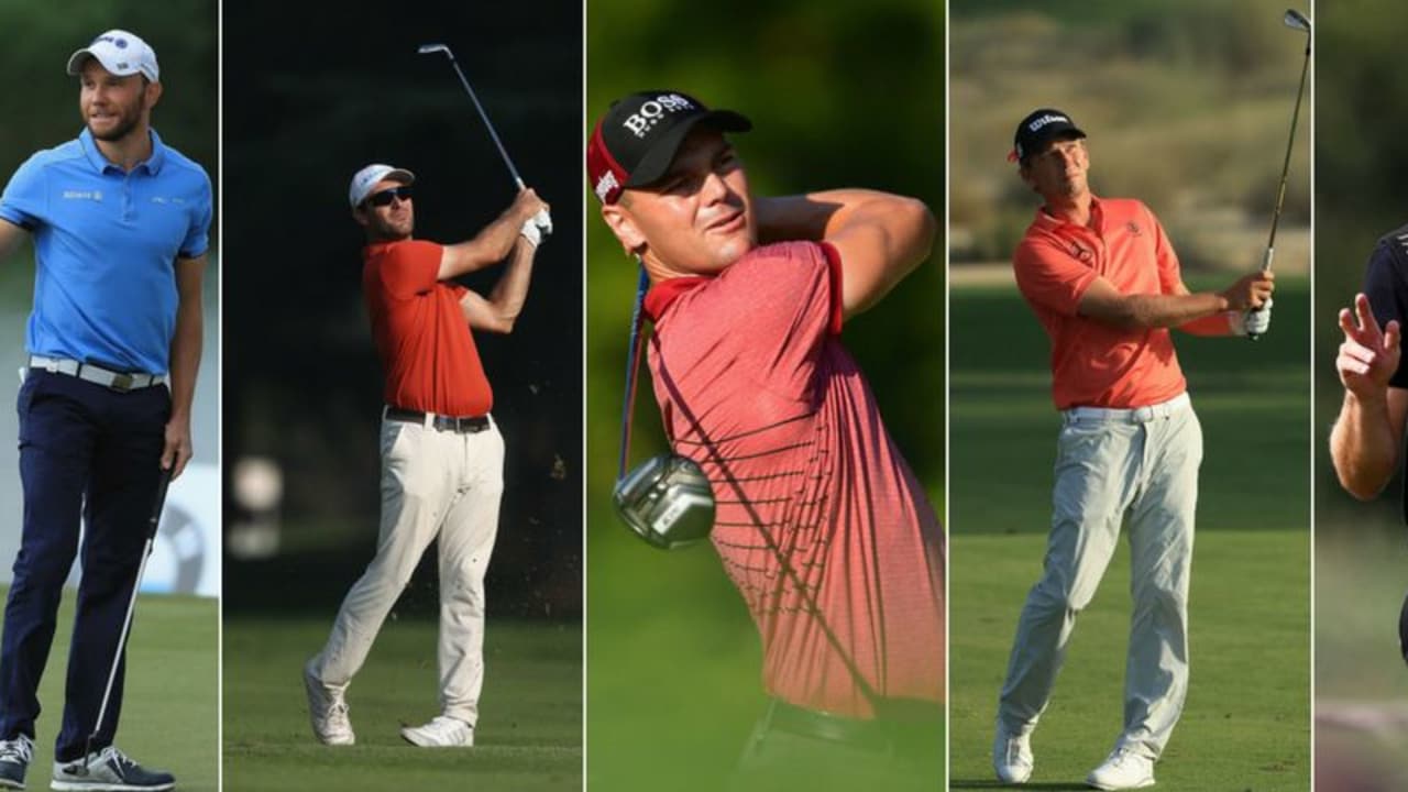 Max Kieffer, Florian Fritsch, Martin Kaymer, Marcel Siem und Sebastian Heisele (von links nach rechts) versuchen ihr Glück bei der Nordea Masters auf der European Tour. (Foto:Getty)