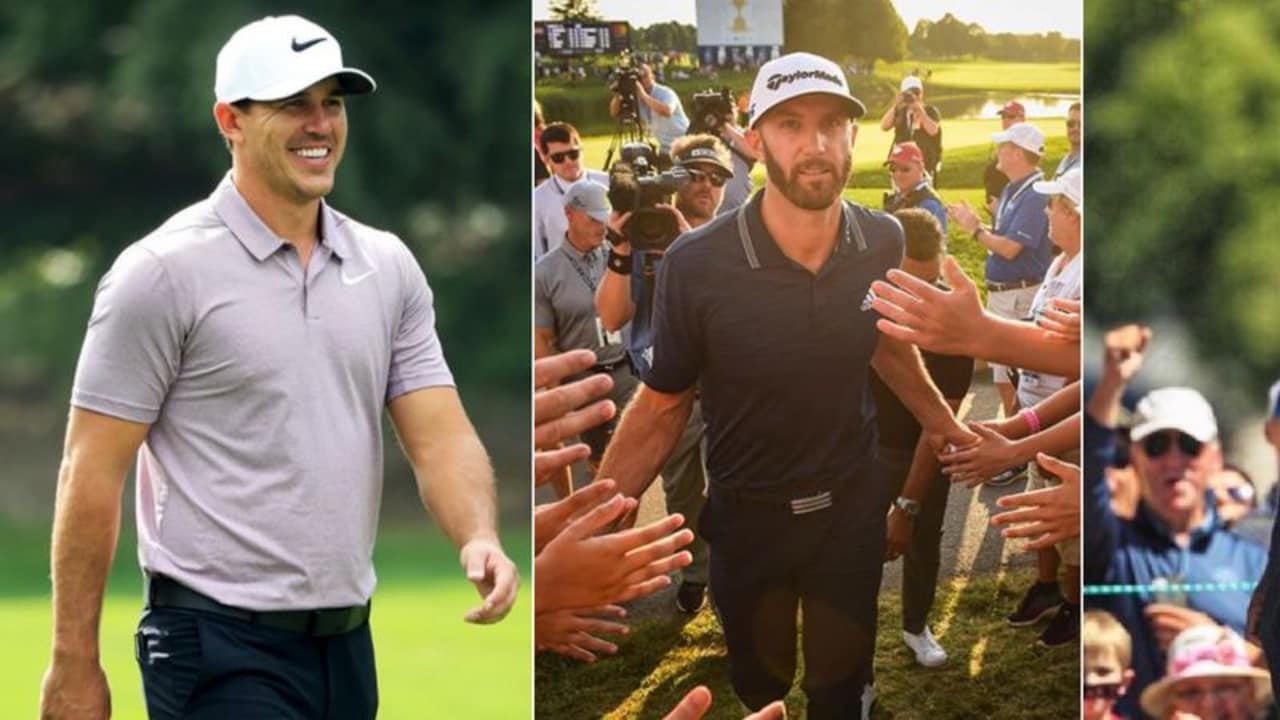 Brooks Koepka, Dustin Johnson und Tiger Woods: Sie alle wollen bei der Northern Trust gewinnen. (Foto: Instagram/@pgatour)