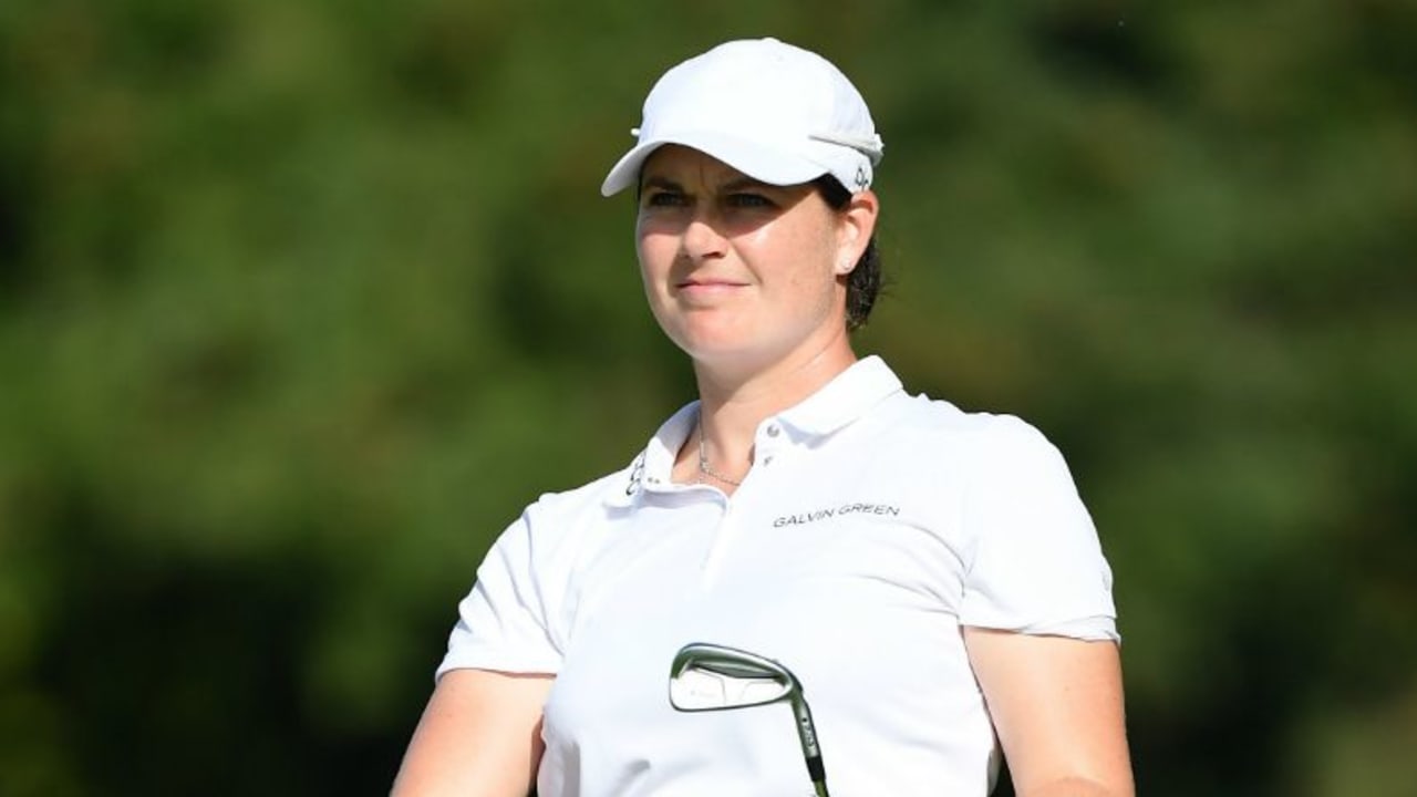 Caroline Masson lässt sich bei der Evian Championship nicht abhängen. (Foto: Getty)
