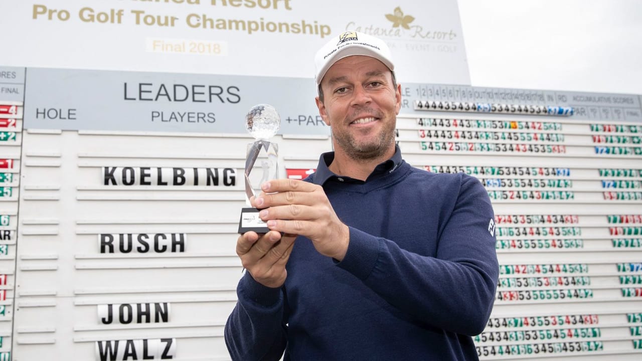 Pro Golf Tour Saisonfinale 2018 Sieger Jonas Kölbing