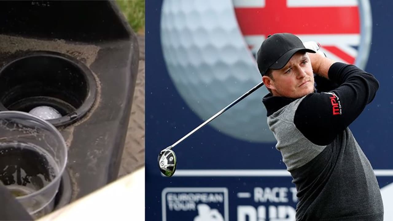 Eddie Pepperell freute sich auf der European Tour über sein Hole-in-One. (Foto: Getty)