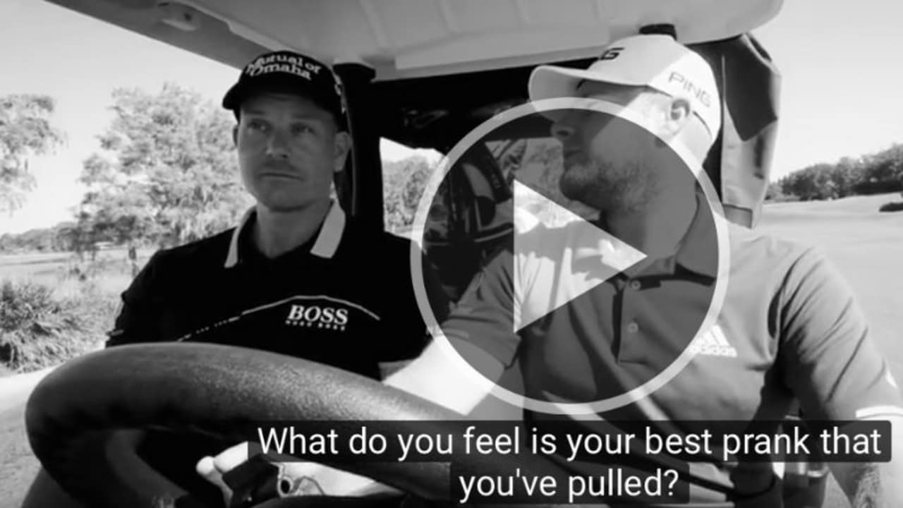 Henrik Stenson und Tyrell Hatton bei den