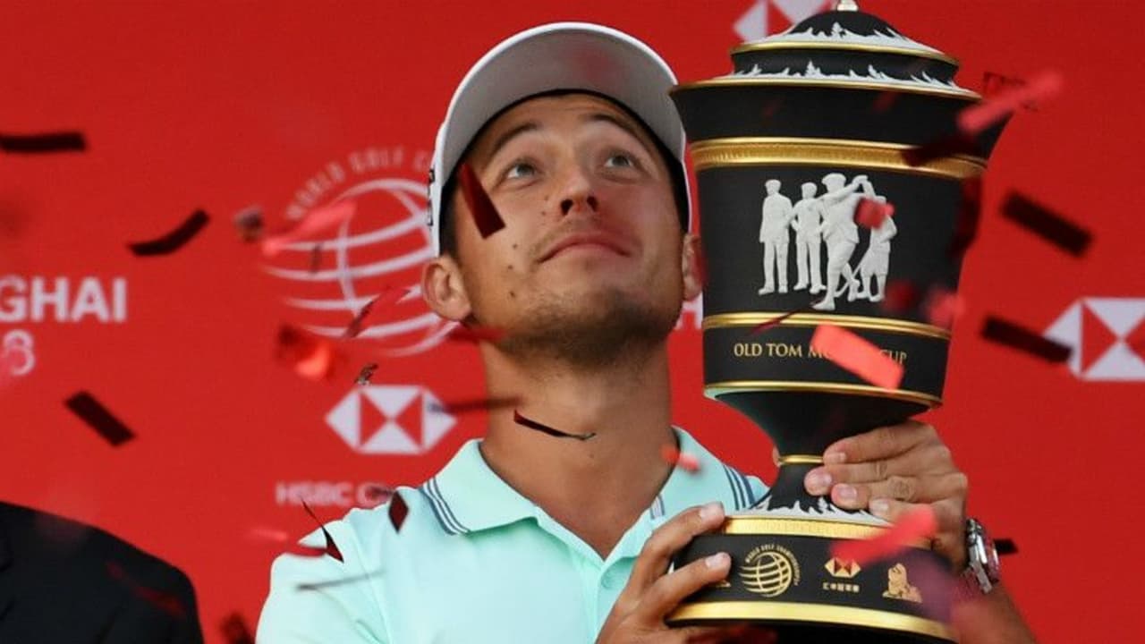 Xander Schauffele ist der glückliche Sieger bei der WGC - HSBC Champions. (Foto: Getty)