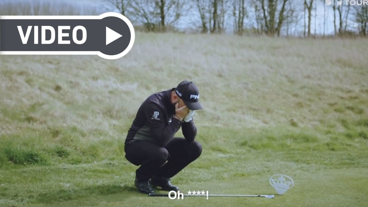 Andy Sullivan stellt sich der Hole-in-One Challenge (Foto: YouTube)