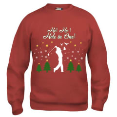 Christmas Sweater Unisex "Ho! Ho! Hole in One!"