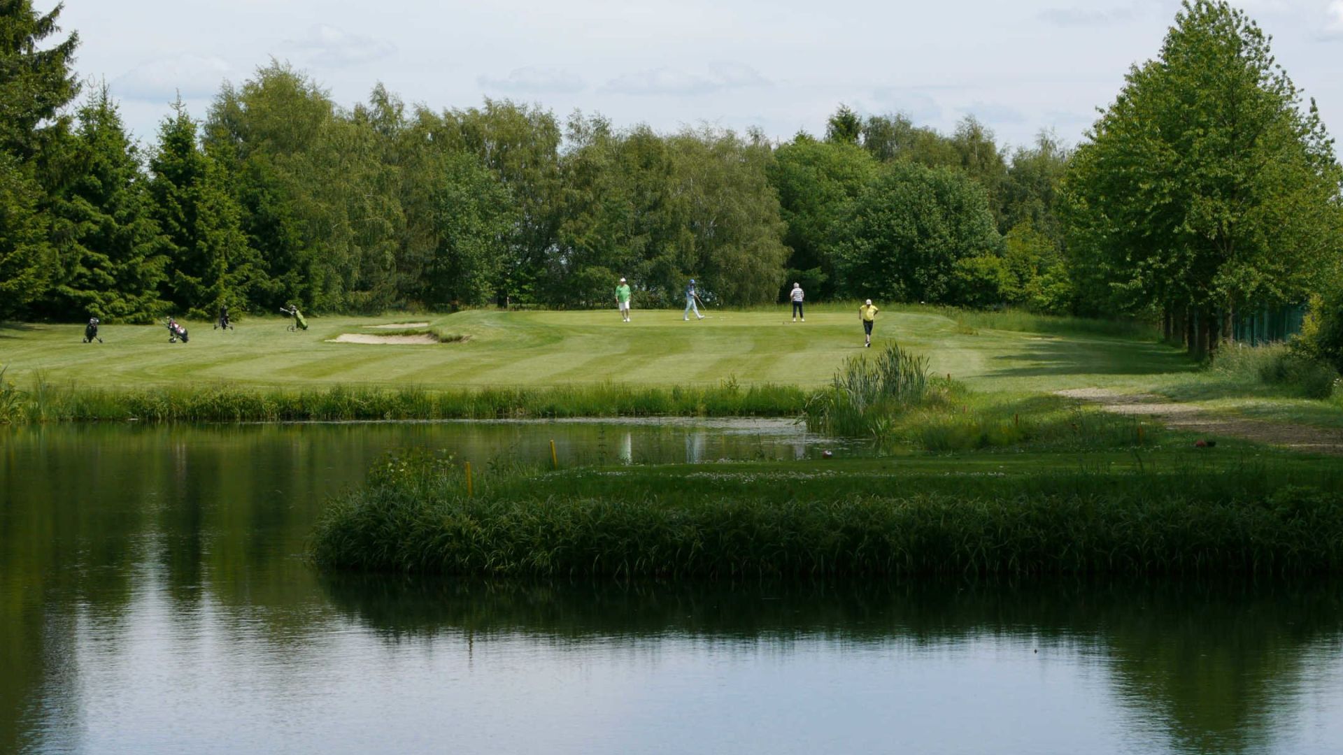 Golfplatz in Hahn-Flughafen