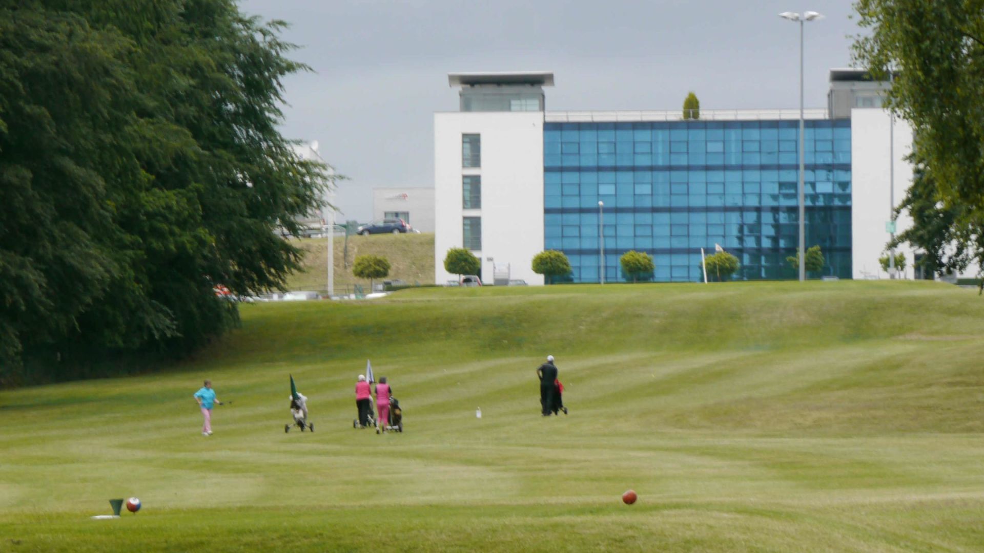 Golfplatz in Hahn-Flughafen