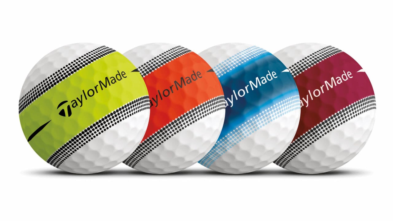 新品TaylorMade TOUR RESPONSE STRIPE 72球 TaylorMade Tour Response Stripe 2023 Single Golf Ball | PGA