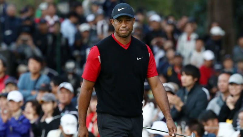 PGA Tour: Tiger Woods leads at the Zozo Championship after third round