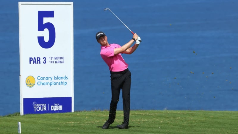European Tour: Richard Mansell is second at the Canary Islands Championship after the third round