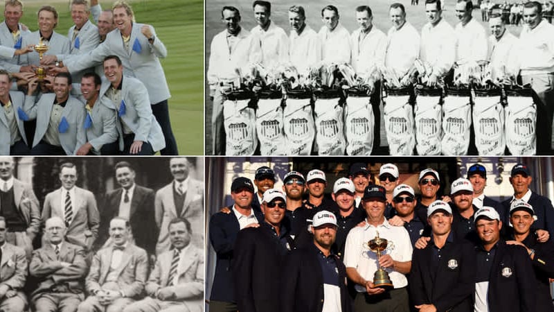 Ryder Cup: Alle Siegerteams im...