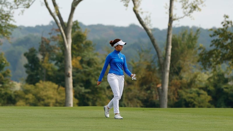 LPGA Tour: Georgia Hall fights round one at the Founders Cup
