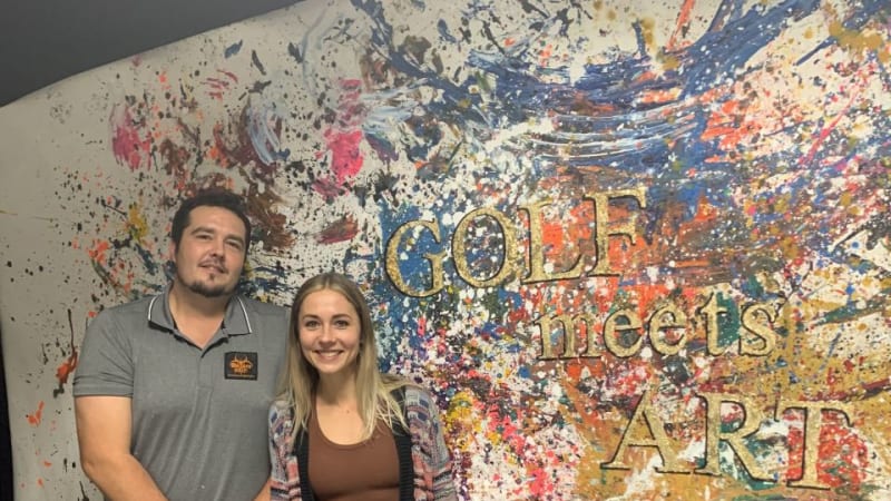 Now on the tee: Golf-Entrepren...