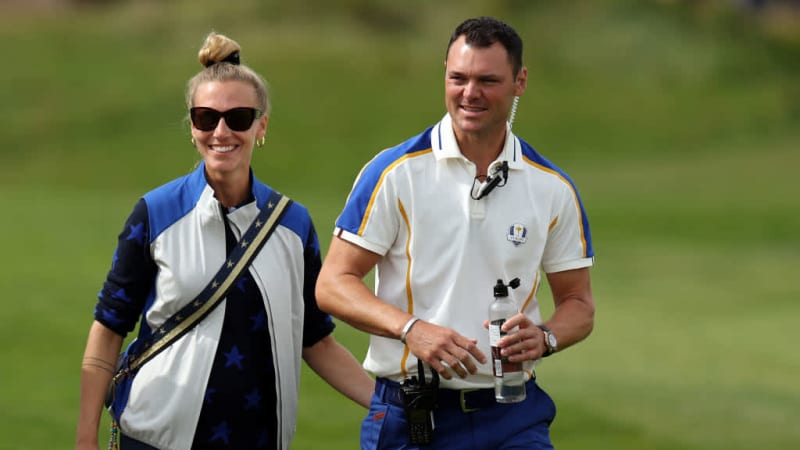 Martin Kaymer und Frau Irene S...