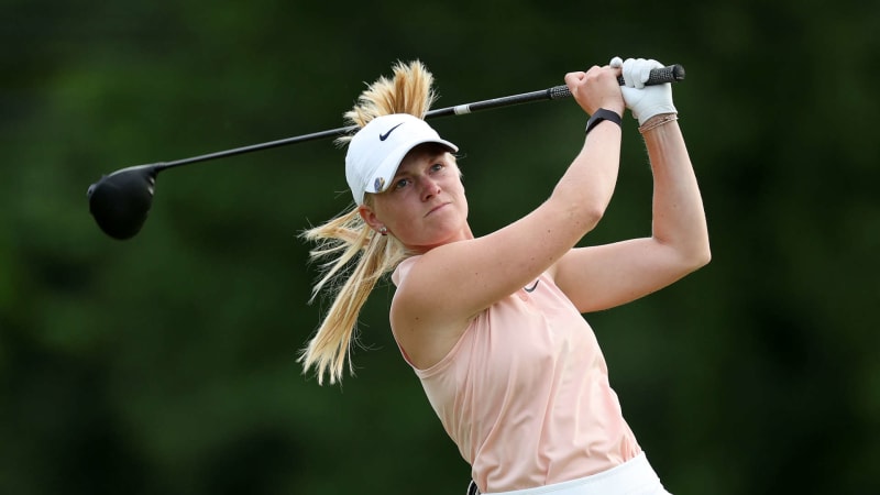 Rainy start to the Women's PGA Championship.