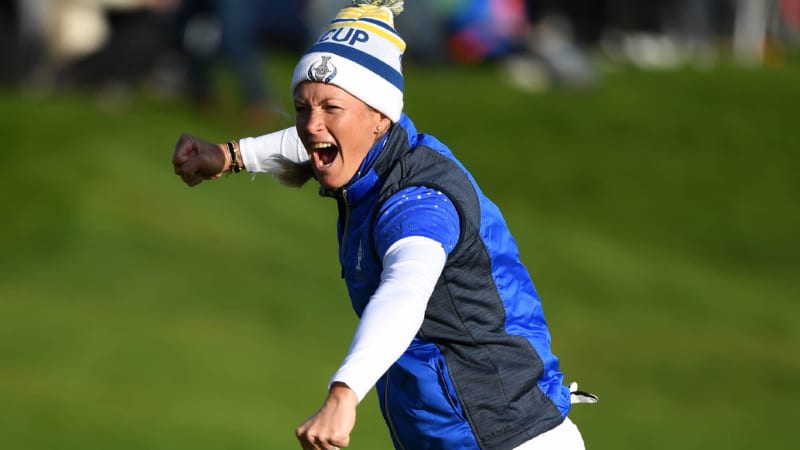 Das Team Europa beim Solheim C...